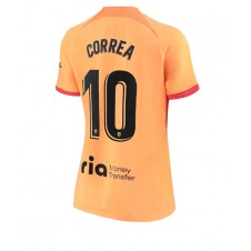 Atletico Madrid Angel Correa #10 Tredjedrakt Kvinner 2022-23 Kortermet
